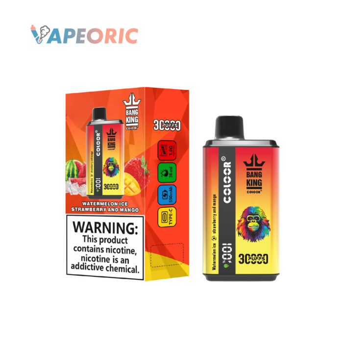 Bang King 30000 disposable double flavor watermelon ice strawberry mango image